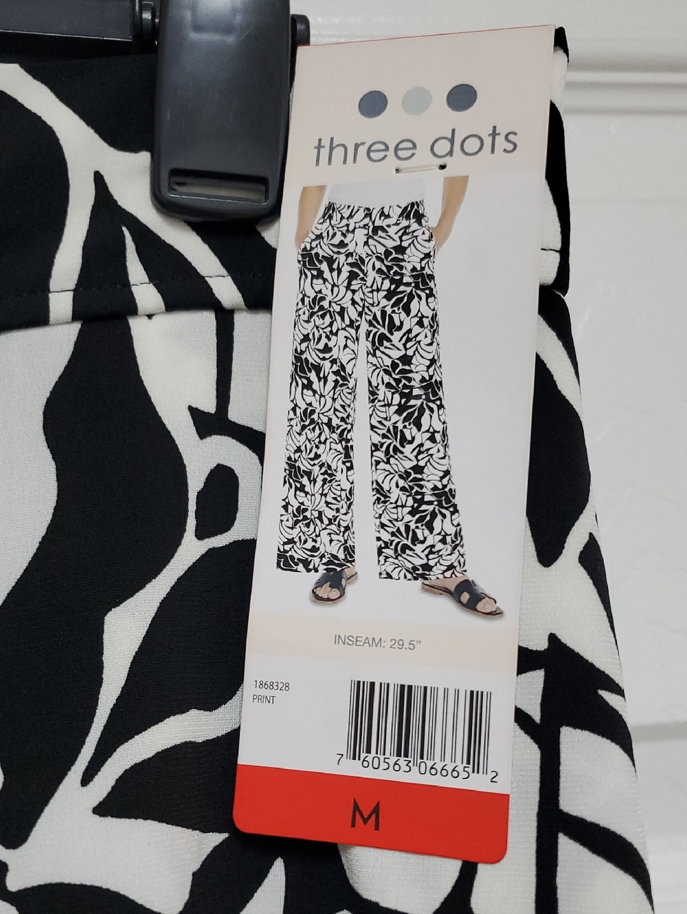 Three Dots Wide Leg Pull On Pants